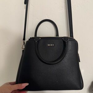 DKNY Black Satchel Bag
